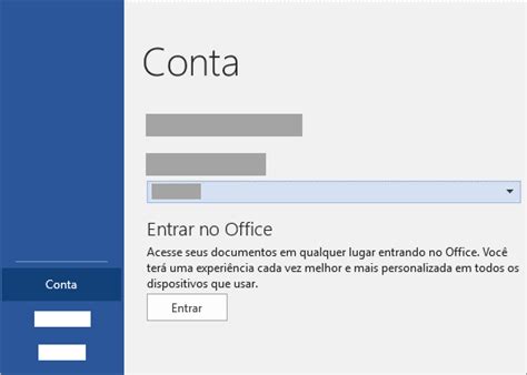 conta office entrar.